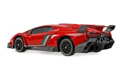 Lamborghini Veneno RC Drift Car 4WD LED 1:18 RTR licencované červené