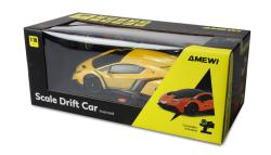 Lamborghini Veneno RC Drift Car 4WD LED 1:18 RTR licencované žluté