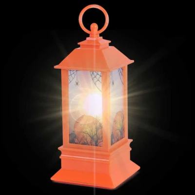 Lampa plastová na Halloween dekorace lucerna na baterie Světlo