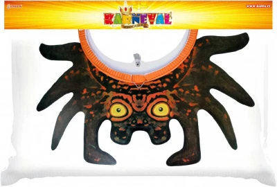 Lampión krčený papírový 3D Halloween pavouk 25cm na svíčku