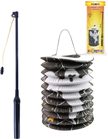 Lampion válec 15cm Halloween duch na svíčku / žárovku s hůlkou na baterie Světlo Lampion válec 15cm Halloween duch na svíčku / žárovku s hůlkou na baterie Světlo