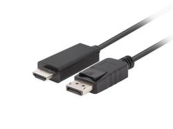 Lanberg DISPLAYPORT(M) V1.1 -gtHDMI(M) KABEL 1M ČERNÝ