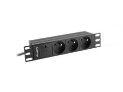 LANBERG POWER DISTRIBUTION UNIT (PDU) 10" LANBERG 1U 16A 2M 3X FRENCH OUTLETS BLACK LANBERG POWER DISTRIBUTION UNIT (PDU) 10" LANBERG 1U 16A 2M 3X FRENCH OUTLETS BLACK