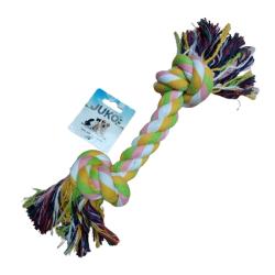 Lano bavlna 2 uzly 20 cm Lano bavlna 2 uzly 20 cm