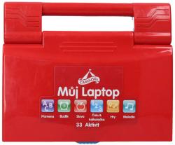 Laptop dětský notebook naučný na baterie s aktivitami v krabici Světlo Zvuk CZ