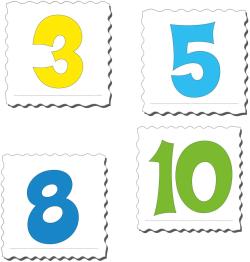 LARSEN Puzzle deskové vzdělávací Čísla 1-10 10 dílků