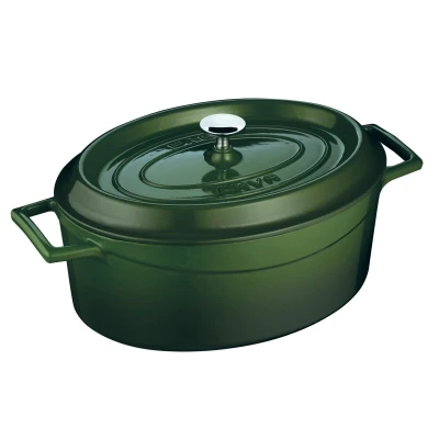 LAVA Metal LVOTC31K2G zelený litinový hrnec 7 l
