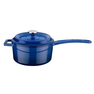 LAVA Metal modrý litinový rendlík Ø 16 cm, 1,35 l