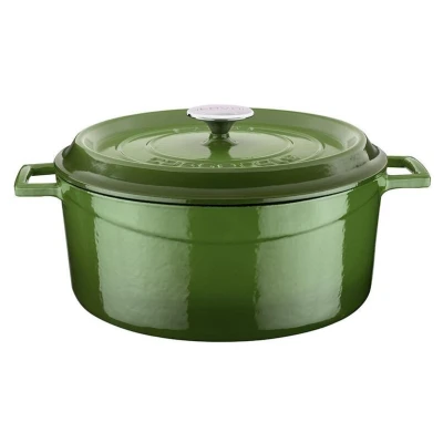 LAVA Metal zelený litinový hrnec Ø 28 cm, 6,7 l