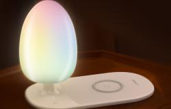 Ldnio Noční lampa s funkcí bezdrátového nabíjení Qi, Y3 (bílá)