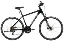 Leader Fox AWAY GENT BLACK SHINY pánské krosové kolo + výbava zdarma