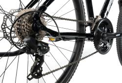 Leader Fox AWAY GENT BLACK SHINY pánské krosové kolo + výbava zdarma