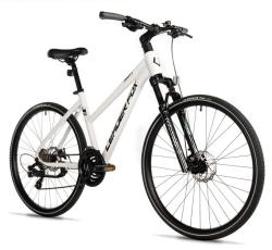 Leader Fox AWAY LADY WHITE MATT dámské krosové kolo + výbava zdarma