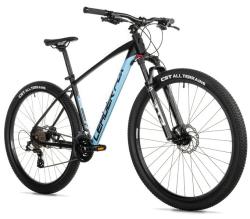 Leader Fox EVOLUTION 29 BLACK MATT/BLUE horské kolo + výbava zdarma