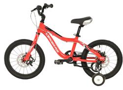 Leader Fox KENO UNI 16 RED (BELT) dětské kolo + sleva 400,- na příslušenství