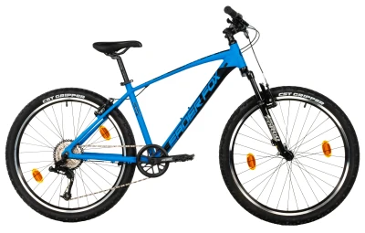 Leader Fox MXC GENT 26 BLUE MATT (9 Speed) juniorské horské kolo + výbava zdarma