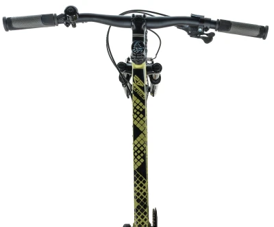 Leader Fox MXC GENT ARMY GREEN (9 SPEED) dětské horské kolo + výbava zdarma