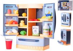 Lednice modrá set s maketami potravin na baterie Světlo Zvuk