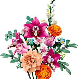 Lego BOTANICALS Krásná kytice růžových květin 10342 (stavebnice)