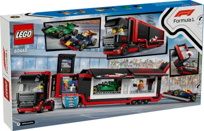 Lego CITY Auto Kamión F1 s vozidlami F1 RB20 a AMR24 60445 (stavebnica)