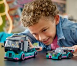 Lego CITY Auto kamión se závodním autem 60406 (stavebnice)