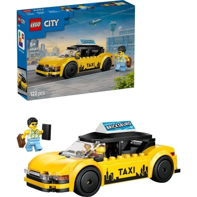Lego CITY Auto Žlutý taxík 60487 (stavebnice)