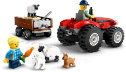 Lego CITY Červený traktor s přívěsem a ovcemi 60461 (stavebnice)