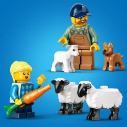 Lego CITY Červený traktor s přívěsem a ovcemi 60461 (stavebnice)