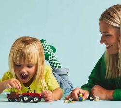 Lego CITY Červený traktor s přívěsem a ovcemi 60461 (stavebnice)