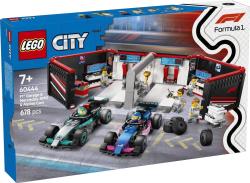 Lego CITY Garáž F1 s vozy Mercedes-AMG a Alpine 60444 (stavebnice)