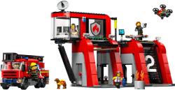 Lego CITY Hasičská stanice s hasičským vozem 60414 (stavebnice)