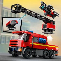Lego CITY Hasičská stanice s hasičským vozem 60414 (stavebnice)