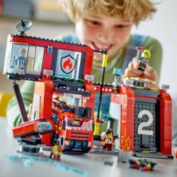 Lego CITY Hasičská stanice s hasičským vozem 60414 (stavebnice)