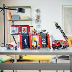 Lego CITY Hasičská stanice s hasičským vozem 60414 (stavebnice)