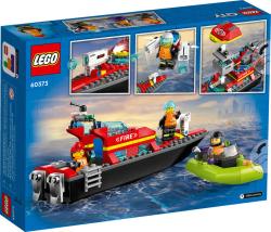 Lego CITY Hasičská záchranná loď a člun 60373 (stavebnice)