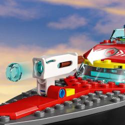 Lego CITY Hasičská záchranná loď a člun 60373 (stavebnice)