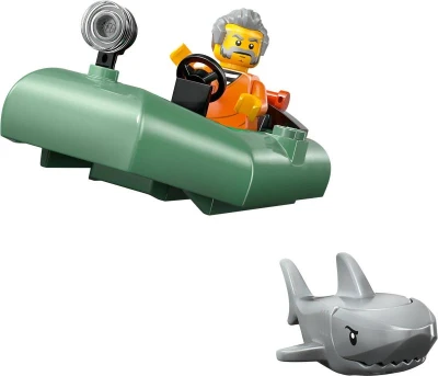 Lego CITY Honička na policejní lodi 60456 (stavebnice)