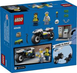 Lego CITY Honička na policejní motorce 60455 (stavebnice)