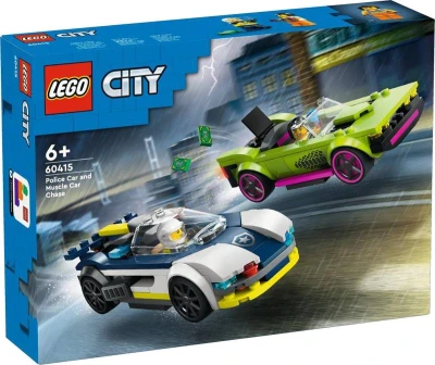 Lego CITY Honička policejního auta a sporťáku 60415 (stavebnice)