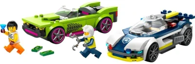 Lego CITY Honička policejního auta a sporťáku 60415 (stavebnice)