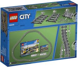Lego CITY Koleje rovné a zahnuté doplněk k vláčkodráze 60205 (stavebnice)