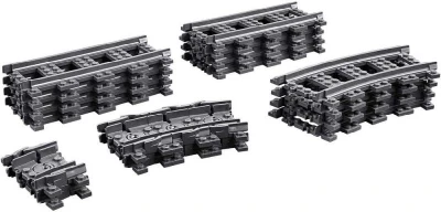Lego CITY Koleje rovné a zahnuté doplněk k vláčkodráze 60205 (stavebnice)