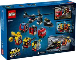 LEGO CITY Remix: Helikoptéra, hasičský vůz a ponorka 60462 (stavebnice)