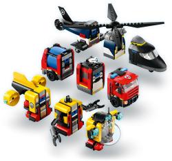 LEGO CITY Remix: Helikoptéra, hasičský vůz a ponorka 60462 (stavebnice)