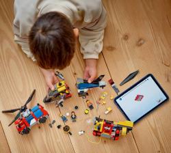LEGO CITY Remix: Helikoptéra, hasičský vůz a ponorka 60462 (stavebnice)