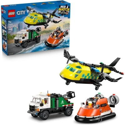 Lego CITY Remix: Letadlo, servisní vůz a vznášedlo 60505 (stavebnice) Lego CITY Remix: Letadlo, servisní vůz a vznášedlo 60505 (stavebnice)