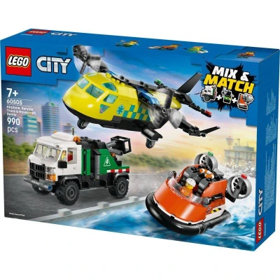 Lego CITY Remix: Letadlo, servisní vůz a vznášedlo 60505 (stavebnice)