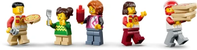 Lego CITY Rozvoz pizzy a vozidla 60496 (stavebnice)