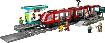 Lego CITY Električka a zastávka v centre mesta 60423 (stavebnica)