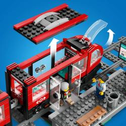 Lego CITY Tramvaj a zastávka v centru města 60423 (stavebnice)